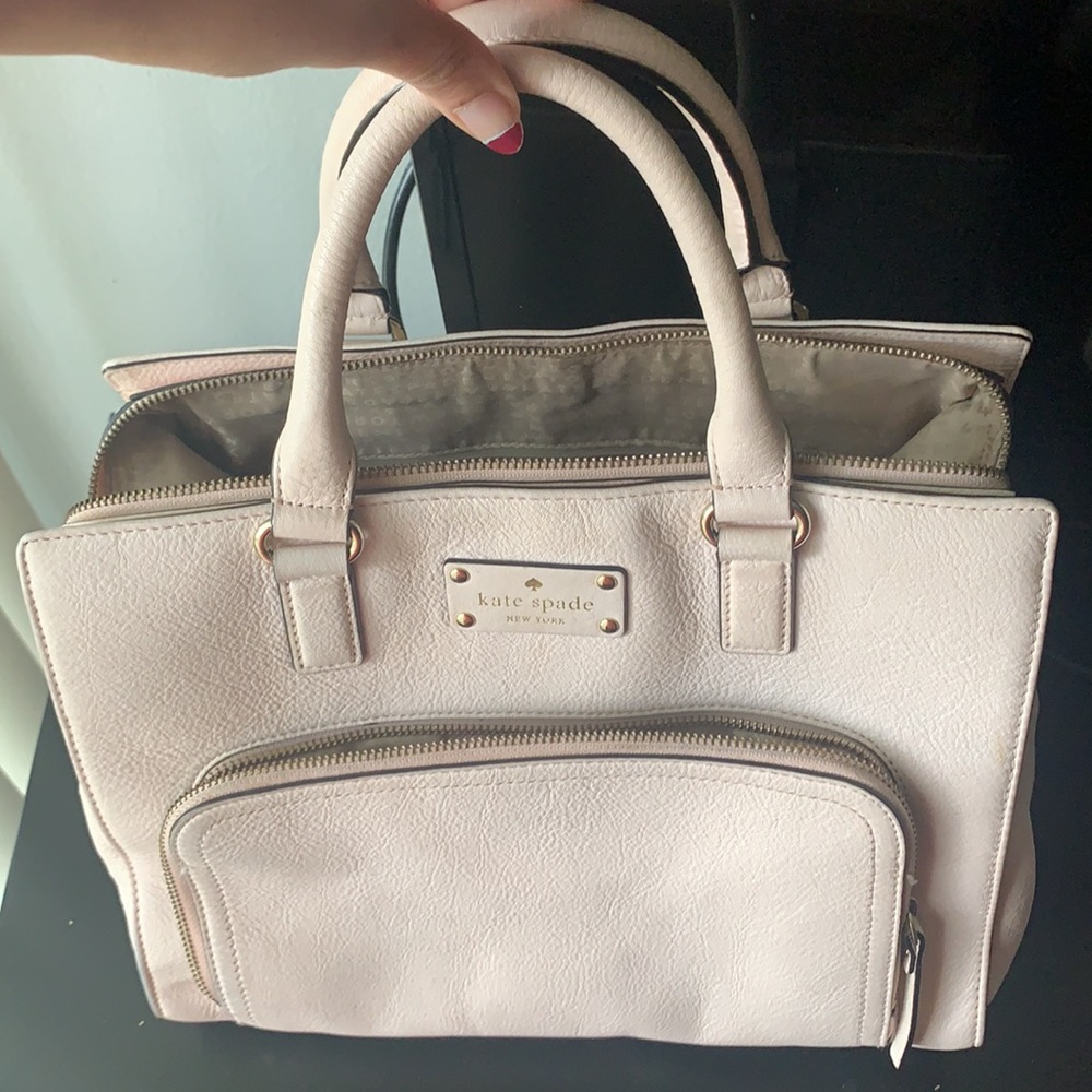 Kate spade satchel purse- chalk pink
